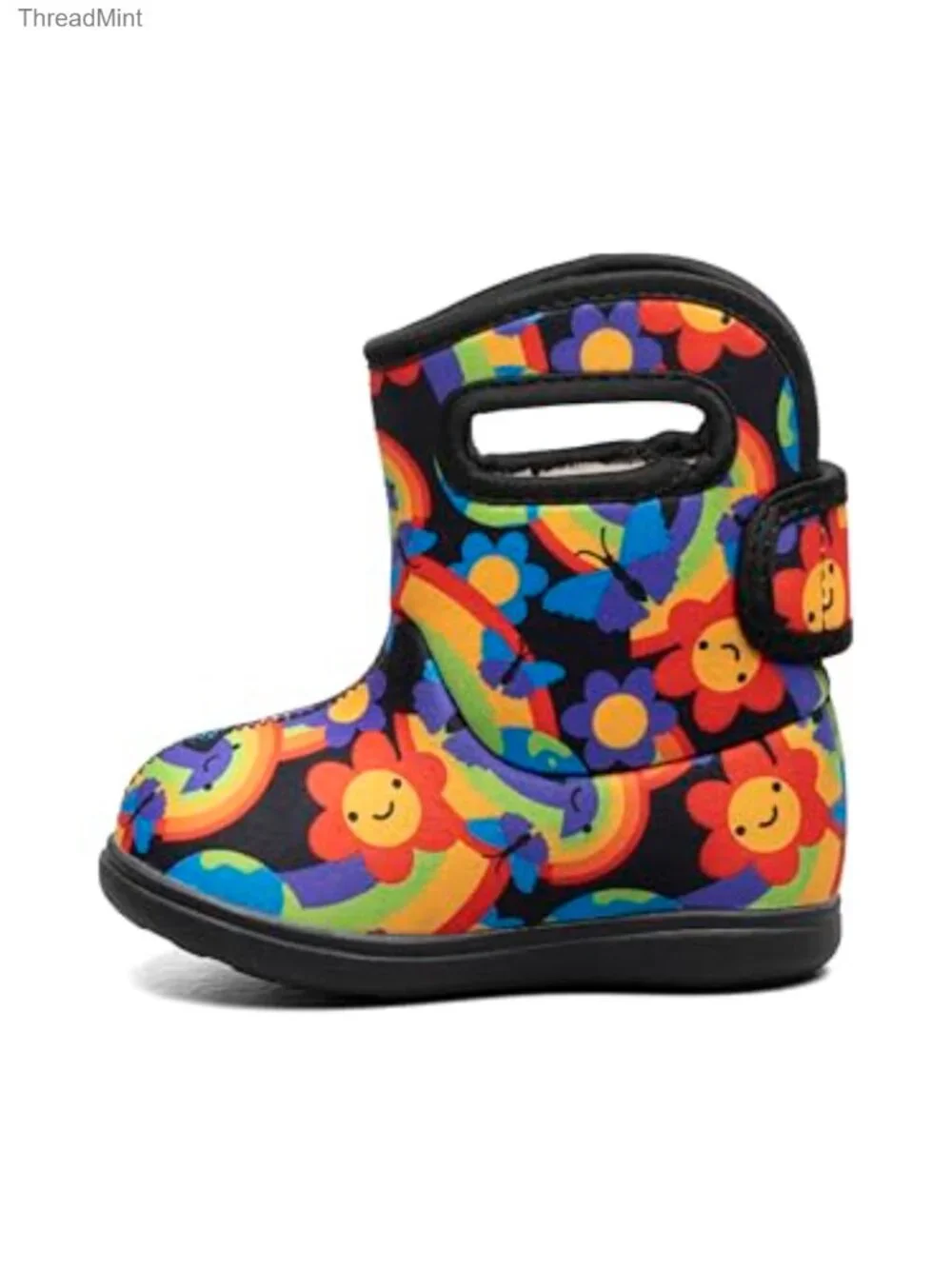 Waterproof Baby Rain Boots with Faux Fur Lining